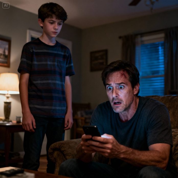 dreamina-2025-12-31-3539-A tense, cinematic scene inside a modest...