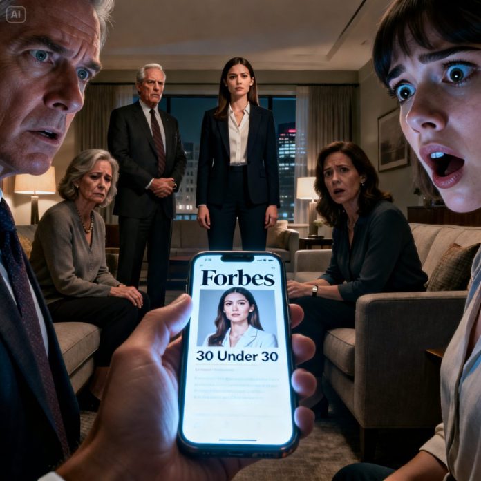 dreamina-2025-12-31-6164-A high-tension family meeting inside a m...