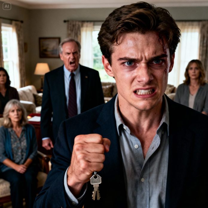 dreamina-2025-12-31-6434-A dramatic scene unfolds in the living r...