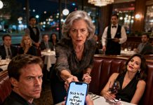 My ex leaned back, swirling her wine, and hissed, “Me? I cheated? You’ll never prove it.” I stayed silent—until my mom stormed in holding my phone, shaking. “Why is your ‘best friend’ texting you this?” My ex’s face drained as the message loaded… because it wasn’t just an affair—it was a setup. Then my mom whispered, “I just found the receipts.” And that’s when I realized someone had been playing us both… for years.