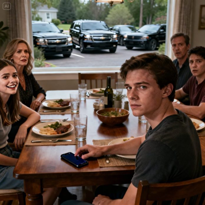 dreamina-2026-01-02-9300-A cinematic American family dinner scene...