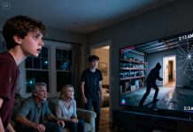 My foster brother slammed my PS5 controller on the table and snarled, “Your games trigger my trauma—move it to the garage.” My parents didn’t even look up. “Do it,” Mom said coldly. So I carried my console into that spider-infested, pitch-black garage… and smiled. Because the next morning, my controller “vanished.” Dad yelled, “Stop lying!” I whispered, “Then check the footage.” When we hit play, the screen showed someone creeping in at 2:13AM—then turning straight toward my parents’ locked bedroom door. And that’s when I realized the PS5 was never the target.