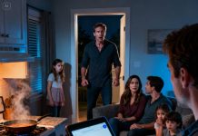 I was cooking dinner when my girlfriend slid behind me, wrapped her arms around my waist, and murmured, “Babe… I need privacy with him.” I froze. “With who?” She wouldn’t meet my eyes. “My… male best friend. Just… don’t call him out.” Minutes later, I walked into the living room and heard my daughter whisper, “Mom said you’re not allowed to see this.” Then her friend’s voice laughed, “Relax—he’ll never find out.” My hands shook as I opened the hidden chat… and realized I wasn’t the one being lied to most.