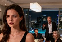 He smiled and said casually, “Mom, when are you moving your things in?” Everyone laughed—until my father slowly stood up. “This apartment?” Dad said calmly. “My wife and I paid for it. Not her.” The room went dead silent. My mother-in-law turned pale. My husband froze, mouth open. I realized then… this dinner was never a celebration. It was a reckoning.