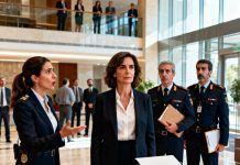 La Nueva Directora Ejecutiva Programó Mi Despido Para Las 4:00 P. M. En Punto. A Las 3:47, La Impresora De Credenciales Del Vestíbulo Empezó A Zumbar. Tres Credenciales De Visitante. Sin Anuncio Previo. Inspectores Federales. La Mujer De Traje Me Miró Fijamente Y Preguntó: “¿Es Usted Sadie Barrett?” Todos Se Giraron Hacia Mí. La Sala Quedó Congelada.