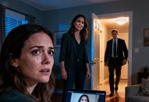 “I slept with him… what else could I do?” I confessed, my voice cracking. She tilted her head and smiled, “Thank you for making this easy.” For months I’d been labeled “crazy,” while she played the saint in front of everyone. But that night, I found the one thing she never expected—proof. When I pressed play, her perfect mask shattered in seconds… and the person who’d been pulling the strings walked into the room.