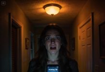 My phone buzzed at midnight. Dad’s voice was shaking. “Don’t open the door. Promise me.” “Why?” I whispered, my heart pounding. “Just trust me.” Three minutes later, BANG—BANG—BANG. The whole house trembled. I froze, staring at the door, realizing whoever was outside knew exactly where I was… and wasn’t planning to leave quietly.