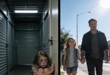 My husband locked our five-year-old daughter in a storage room and took his eleven-year-old niece on a trip. Four days later, he returned—his face drained of color when he saw liquid seeping from under the door. “That can’t be…” he muttered, hands shaking as he unlocked it. I stood behind him, my heart ice-cold. Because what waited inside wasn’t what he feared—it was what he deserved to face.