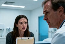 My doctor slid a sealed file across the desk, his hands shaking. “Don’t let anyone see this,” he whispered. “Not even your family. Destroy it after you read.” I laughed nervously—until I opened it. That night, when I confronted my cousin, she wouldn’t look at me. She just said, “You were never supposed to find out.” And that’s when everything I believed about my life began to unravel.