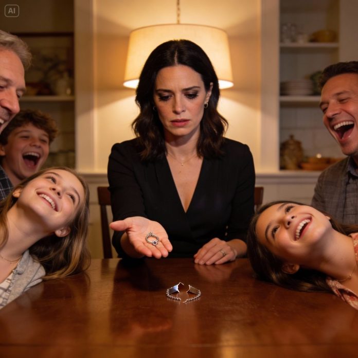 dreamina-2026-01-09-4131-A cinematic American family dinner scene...