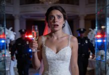 I was halfway through my wedding toast when my phone buzzed. “Don’t drink anything they give you,” my mom whispered, her voice shaking. I laughed nervously. “Mom, what are you talking about?” “It’s about your groom,” she said. Ten minutes later, the music stopped. Police lights flashed through the windows. That was the moment I realized this wedding was never meant to end with I do.