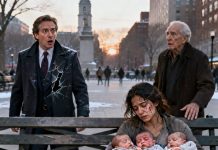 Aaron Feldman had planned a simple walk with his aging father, but the moment he saw his own cleaning lady asleep on a bench in the square—three babies tucked into her arms like fragile secrets—his world cracked open; the millionaire who could negotiate million-dollar deals without blinking suddenly couldn’t breathe, because Maribel wasn’t just “staff” anymore, she was survival itself, evicted with no warning, clutching her dead brother’s children after the mother vanished from a hospital, living off stale bread and two empty bottles while still promising she’d be at work tomorrow, and when Aaron realized he’d greeted her for years without ever truly seeing her, he finally understood the cruelest truth of success: you can own an empire and still be blind—until the day compassion forces you to look.