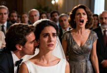 “¡Esta Boda Es Una Broma!”, Gritó Mi Hermana Interrumpiendo Nuestros Votos, “Te Estás Casando Con Un Camarero, Grace, Qué Vergüenza”; Ella Salió Furiosa, Pero Mi Futuro Esposo Sonrió, Se Inclinó Hacia Mí Y Susurró: “¿Deberíamos Decirle Quién Soy En Realidad?”, Yo Negué Lentamente Con La Cabeza, La Verdadera Sorpresa Llegaría Más Tarde…