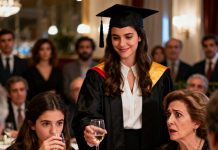 En La Cena De Mi Graduación Vi A Mi Madre Poner Algo En Mi Bebida, Entonces Me Levanté, Sonreí Con Calma Y Le Di El Vaso A Mi Hermana, Ella Bebió Lo Que Estaba Destinado Para Mí.