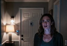 My dad called me in a panic. “Do not answer the door.” I laughed nervously. “Dad, why?” “Please,” he said, his voice breaking. “Just listen to me.” Minutes later, the doorbell rang. Then a calm voice outside called my name—perfectly. I stood frozen in my hallway, realizing whoever was out there knew exactly who I was… and wanted me to open that door.