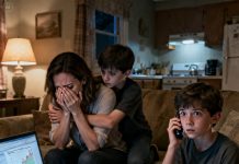 My husband ran off with his girlfriend, leaving me with $20,000 in debt. As I broke down, my ten-year-old son hugged me and said calmly, “It’s okay, Mom. I took care of it.” I thought it was just a child’s comfort. Three days later, my phone rang—it was my husband, panicking. I answered… and realized my son had done something no child should ever have to do, and it changed everything.