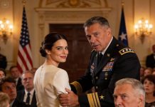 “ONLY IMPORTANT PEOPLE ARE INVITED. NOT YOU,” my father said coldly. I turned to leave — when a hand clamped onto my sleeve. A four-star general leaned in and spoke quietly, “Ma’am, it’s time they know who you are.” The entire room went dead silent. I inhaled slowly and smiled. And in that moment… the secret I had buried for years was finally about to come into the light.