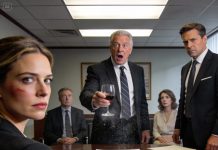 At the will reading, my father pointed at me and ordered, “Transfer the penthouse to your sibling. Now.” I refused. The slap cracked through the silent room. The attorney rose to his feet, turned to my father, and asked calmly, “Are you aware of who truly owns the fourteen-million-dollar estate you’re currently living in?” My father’s wine glass stopped halfway to his lips.