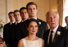 “This is my lazy, overweight daughter,” my father said as he introduced me to the groom’s family. Laughter burst out across the wedding hall. I simply smiled. Then the groomsmen suddenly stood up straight, their voices turning serious. “Sir… she is our commander.” My father’s glass froze in his hand. And in that moment, the entire room realized—they had laughed at the wrong person.