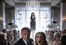 “She’s nothing but an illegitimate child,” my father announced loudly at the wedding, dragging his daughter from his second marriage into the spotlight. I stood still at the back of the room. When she looked at me, the color drained from her face. “No… this can’t be… you’re—” she cried out. Silence crashed over the hall. In that moment, the secret they had hidden for so many years finally surfaced.