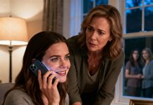 My sister’s voice was syrup-sweet on the phone: “Mom died last night. Funeral’s Friday. She left everything to me—you get nothing.” I didn’t argue. I just smiled and said, “Okay.” She snapped, “What’s wrong with you?” I slowly turned my head… because Mom was standing right beside me, alive, holding my hand. I lifted the phone and whispered, “Want to tell her yourself?” Then the line went dead—and that was only the beginning.