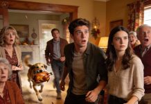 I brought my girlfriend home for Thanksgiving, and no one trusted her. Then our dog followed its yearly “tradition” — stealing food off the table. Except this time… it ran off with the entire ten-kilogram turkey, my mother’s prized centerpiece. We chased it. Failed. Dinner was ruined. The house fell into shocked silence. And in that exact moment, my girlfriend calmly spoke three words that made the entire room go cold — and changed the course of my life forever.