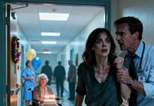 We went to the nursing home to celebrate my mother’s 75th birthday. My husband—who’s a doctor—handed her the cake and wrapped an arm around her shoulders. Then, without warning, his entire expression went blank. He yanked me out into the hallway and hissed, “We’re taking your mother out. Right now.” My heart slammed against my ribs. “What’s wrong?” His hands were shaking. “When you touched her back… didn’t you feel it?” He swallowed hard, voice trembling as he forced the words out. “That wasn’t…” When he said what came next, my knees gave out—and I collapsed.