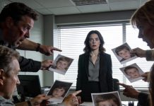 My ex-husband’s family burst into my office, screaming, “Where are our grandchildren? Stop hiding them!” I stood frozen as they thrust photos at me — children they claimed were mine. But in five years of marriage, I had never had a child. My heart pounded wildly… because at that exact moment, a terrifying secret was beginning to reveal itself.