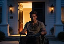 “I showed up at my parents’ mansion in a wheelchair, swallowing my pride and begging for a place to stay. My mother barely looked at me and said, ‘This isn’t our problem anymore.’ They closed the door like I was already gone. A week later, I slid my grandfather’s old bank card across a counter. The teller froze. Phones stopped ringing. And that was the moment I realized they’d never known who actually held the power.”