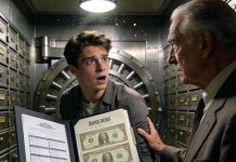I thanked my grandfather for the $200 check, trying not to sound disappointed. He smiled oddly, took my arm, and said, “Come with me.” The steel door slammed shut behind us. In the vault, he whispered, “That check was a test.” He slid a folder into my hands. “These are yours—four million in bonds.” My knees went weak. I finally understood why he’d always warned me: real inheritances don’t look like gifts at all.