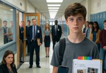 She slid a brochure across the desk and said, “Work on your communication skills,” after I whispered, “They beat me every day.” When I begged to see the principal—my own dad—she smirked, “You people always overreact.” I smiled back, shaking. That was four months ago. Yesterday, the hallway fell silent when investigators walked in, and she finally understood why I’d stopped begging… and started documenting everything.