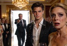 My stepmother splashed water in my face in front of everyone and screamed, “You’re not family!” I hadn’t even been invited to my own father’s birthday, but I just smiled and said, “You’ll regret that.” Moments later, when my dad’s billionaire investor walked through the door and called out my name, every single face in the room went pale — the silence was deafening..