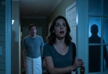 My husband was in the shower when his phone buzzed. “I’m waiting for you, love.” My hands shook, but I replied anyway: “Come over—the wife won’t be home.” An hour later, the doorbell rang. He went pale. I opened the door… and everything I thought I knew collapsed in seconds. Because the person standing there wasn’t who I expected at all.