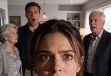 “Mom, have you decided when you’re moving in?” my husband asked cheerfully at the housewarming—for her ‘new apartment.’ I sat there stunned, knowing my parents had paid for every inch of that place. Then my father stood up, looked straight at my mother-in-law, and said one sentence. Her face went white. My husband couldn’t even speak. And I finally understood who this home really belonged to.”