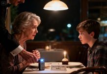 Three years after my daughter died, the phone rang on my grandson’s birthday. “We’re confirming your table at 6 p.m. for three guests,” the voice said. The booking was under my daughter’s name—my daughter who was gone. Shaken but curious, my grandson and I showed up anyway. Once we were seated, a waiter slipped a tiny recorder into my hand. The moment the voice came through, my hands started shaking.