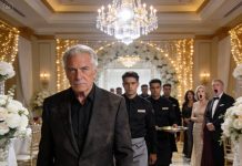 At my daughter’s wedding, my son-in-law’s family called me “the poor one” and told me to sit in the back because they didn’t want the photos ruined. I smiled, stepped outside, and made a single phone call. Ten minutes later, the entire venue staff walked out—and that’s when they realized why.