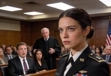 I walked into the courtroom in a perfectly pressed military uniform. My father laughed mockingly, my mother shook her head in disapproval. But then the entire room froze. The judge suddenly stood up, his hands trembling as he whispered, “My God… is it really her?” All eyes turned toward me. And at that moment, they realized — the person they had looked down on had never been weak