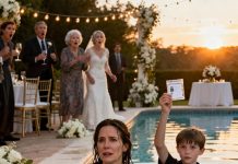 At my sister’s wedding, my mother said, “you’re single and alone. You don’t need a house. Give it to your sister.” When I refused, she shoved me into the pool. Then, my 10-year-old son pulled something from his pocket and said, “grandma… do you know what this is?” In that moment, my mother and sister froze in complete silence.