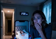 Eight-year-old Emily sleeps alone in a luxury bed—yet every morning she whispers the same strange complaint: “Mom… it’s too small.” At first, her mother laughs it off. Then Emily admits something that makes her blood run cold: “It felt like someone was lying next to me.” So she installs a hidden camera for peace of mind. But at 2 a.m., one glance at the live feed shatters everything.