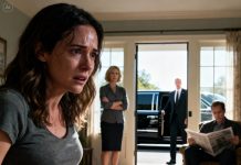 I was in labor, crying out, shaking—and my mother didn’t even flinch. “Stop being dramatic,” she snapped. “Women used to do this at home.” I reached for my father. He didn’t look up from his paper. Then headlights swept across the wall. A limousine stopped outside our house. My mother’s face tightened. My father stood up for the first time. And when the door opened… both of them went completely still.