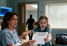 Just after I gave birth, I was still in my hospital bed when my daughter burst into the room, panicked. “Mom! We need to get out of this hospital right now!” I stared at her. “What are you talking about?” She pressed a note into my palm. “Please… read it.” One line was enough. My fingers locked around hers. And we walked out—fast—never turning back.