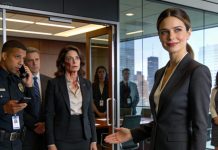 “My brother laughed, ‘My fiancée’s a congresswoman. You sell postcards—don’t show up for New Year’s.’ I said nothing. Two weeks later, security whispered to her, ‘You’ll be meeting Dr. Sarah Mitchell, our Executive Director.’ I watched the color drain from her face. ‘Mitchell… as in Derek’s sister?’ she stammered. I smiled politely, shook her hand—and that was the moment everything she’d planned began to collapse.”