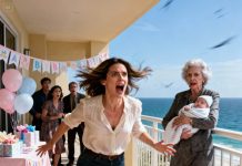 It was my baby shower. At a resort hotel balcony, my mother lifted my baby and shouted, “we don’t need a disabled child in our family! Throw it into the sea!” Then, she dropped my newborn over the railing. The next day, it was my mother who called me, her voice trembling.