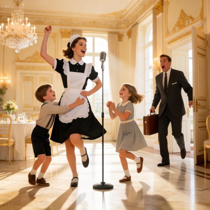 dreamina-2026-01-26-5775-A joyful cinematic scene inside an elega...