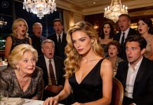 “Just a simple family dinner,” my fiancé said, smiling as he led me inside. Fifteen people later, the bill came to seven thousand dollars. My future mother-in-law leaned toward me and asked sweetly, “Cash or card, dear?” I smiled and opened my handbag. The entire room fell silent. Because what I took out was not a wallet — and in that very moment, they realized they had made a very expensive mistake.