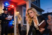 “My parents called and said, ‘You have five days to move out. The house belongs to your younger sister now.’” I laughed and said nothing. When her Uber pulled up in front of the house, the locks had already been changed. Police lights flashed. I placed a thick folder of documents on the front step and said to the officer, “I’m the rightful owner of this house.” Page by page, the truth came out — fraud, forged signatures, quiet lies. They thought they were kicking me out. They didn’t realize they had just stepped into the moment everything would completely collapse.