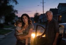 I was limping with my child on my hip when my father stopped in his tracks. “Why are you walking? Where’s your car?” I forced back my tears. “His mother took it… she said I was lucky to still have a place to stay.” My father said nothing for three seconds. Then he opened the car door. “Get in. I’ll handle everything tonight.” I didn’t know what would happen next—only that my life was about to change in a way no one saw coming.