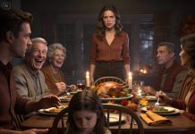 On Thanksgiving, I watched my six-year-old daughter freeze as my in-laws mocked her accent, laughing, “Adults only, sweetheart.” My husband squeezed my hand and whispered, “Let it go.” I smiled and said nothing while my daughter’s eyes filled with tears. Five minutes later, when I finally stood up and spoke, the table went silent. Even now, I wonder if they regret what they taught her that night.