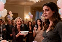 The baby shower was supposed to be joyful—until my mother’s laughter cut through the room. “How dare you be happy,” she spat, eyes full of resentment. My sister smirked like it was entertainment. I stood there trembling, realizing this wasn’t just jealousy… it was something darker. They thought they could humiliate me without cost. They were wrong. Because the truth was already unfolding behind the scenes— and the fallout would reach them sooner than they imagined.