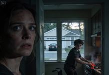 My husband kissed me goodbye and drove off, leaving me alone with his “paralyzed” son. I was still processing the responsibility when I heard a faint hiss from the kitchen. Before I could move, the boy shot up from his wheelchair and sprinted to the stove, twisting the knob shut. I froze, stunned. He looked at me with a calm I’d never seen in a child and said, “Now you understand why I’ve been pretending… right?”